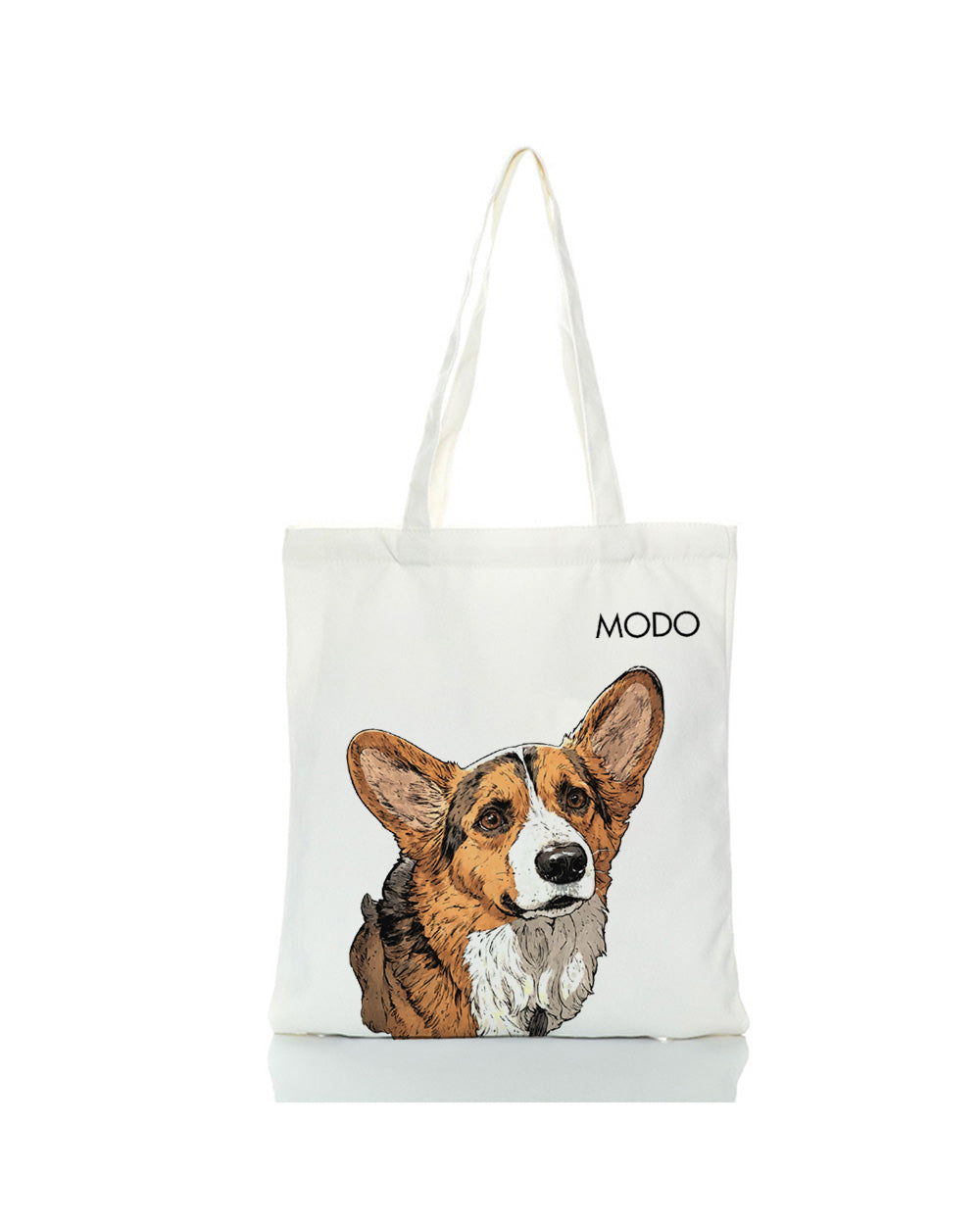 Custom Comic Style Pet Tote Bag