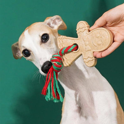 Gingerbread Dog Teething Toy