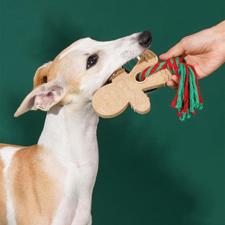 Gingerbread Dog Teething Toy